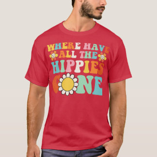 60er und 70er Hippie Hippies Retro Vintage Hippy F T-Shirt
