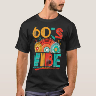60er Vibe CD 60er Music 1960s Generation Retro Six T-Shirt