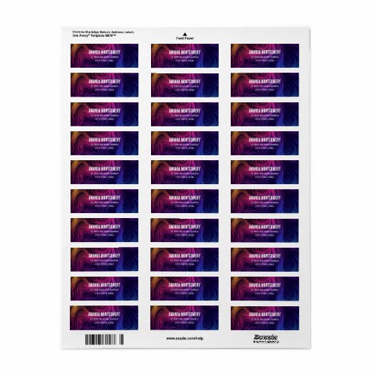 60er Vibe Circles & Wirbel Cooles Muster (Vorne)