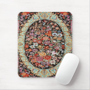 60er Vintages Muster der persischen Blume Mousepad