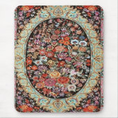 60er Vintages Muster der persischen Blume Mousepad (Vorne)
