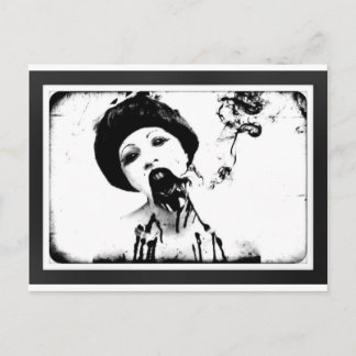 60er Zombie Postkarte