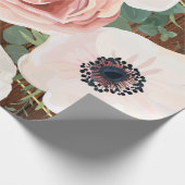 60lb Umschlagpapier Roll Geometric Garden Rose Geschenkpapier (Ecke)