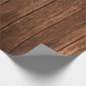 60lb Wrapping Paper Roll Barn Wood Country Rustika Geschenkpapier (Ecke)