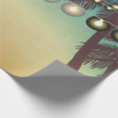 60lb Wrapping Paper Roll Beach Sunset Palm Tree St Geschenkpapier (Ecke)