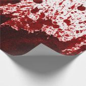 60lb Wrapping Paper Roll Blood Spritzer Vampire Go Geschenkpapier (Ecke)