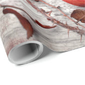 60lb Wrapping Paper Roll Country Holzschlüssel für Geschenkpapier (Rolleneckpunkt)