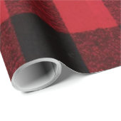 60lb Wrapping Paper Roll Red Buffalo Kariert Bear Geschenkpapier (Rolleneckpunkt)