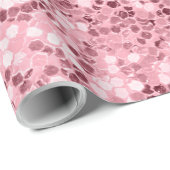 60lb Wrapping Paper Roll Rose Gold Glitzer Geschenkpapier (Rolleneckpunkt)