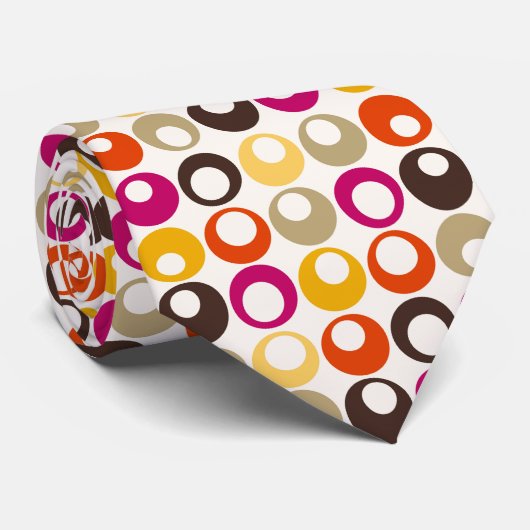 60s 70s Boho Hippy Retro Tie Krawatte (Gerollt)