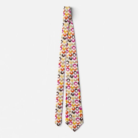 60s 70s Boho Hippy Retro Tie Krawatte (Rückseite)