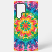 60s 70s Hippy Hippie Tie Dye Pattern Samsung Galaxy Hülle (Rückseite)