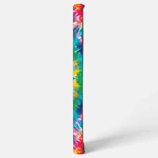 60s 70s Hippy Hippie Tie Dye Pattern Samsung Galaxy Hülle (Linke Seite)