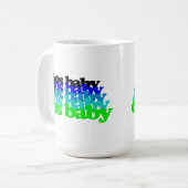 60s baby 1960s birthday born sixties boomers Gen X Kaffeetasse (Vorderseite Links)