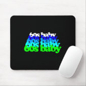 60s Baby 1960s Birthday Born Sixties Boomers Gen X Mousepad (Mit Mouse)