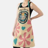 60s hippie thumbs up toaster cooking baking schürze (InSitu)