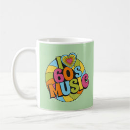 60s Inspired Music Retro Groovy Aesthetic Kaffeetasse