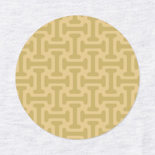 60s Paper Pattern Etiketten (Design 1)