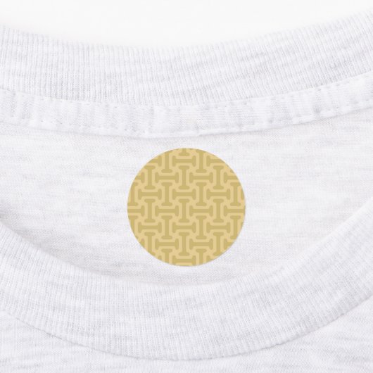 60s Paper Pattern Etiketten (Befestigt)