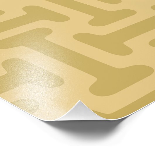 60s Paper Pattern Fotodruck (Ecke)