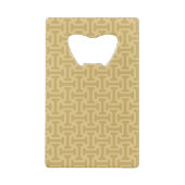 60s Paper Pattern Geldbeutel Flaschenöffner (Rückseite)