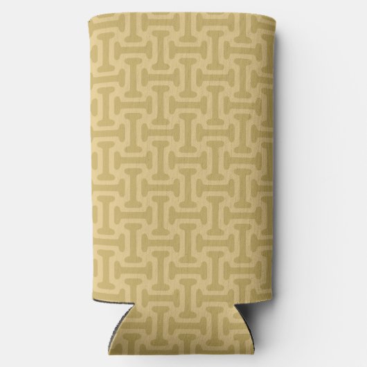 60s Paper Pattern Selters Dosenkühler (Rückseite)