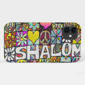 60s Psychedelic Shalom LOVE Case-Mate iPhone Hülle (Rückseite (Horizontal))