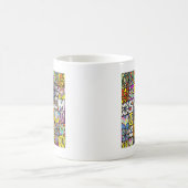 60s Psychedelic Shalom LOVE Kaffeetasse (Mittel)