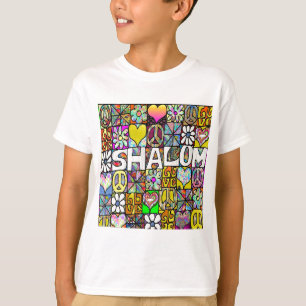 60s Psychedelic Shalom LOVE T-Shirt