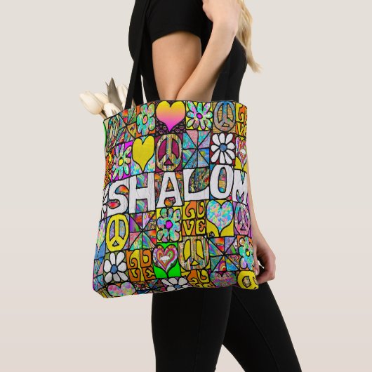 60s Psychedelic Shalom LOVE Tasche (Von Nahem)