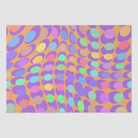 60s Retro Pop Art Seidenpapier (Vorderseite)