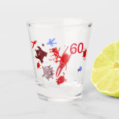 60th anniversary glass schnapsglas (Vorderseite)
