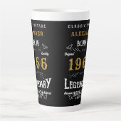 60th Birthday 1966 Legendary Retro Milchtasse (Vorderseite)