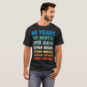 60th Birthday 60 Years Of Being Awesome Wedding T-Shirt (Vorne ganz)