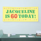 60th Birthday Banner (Messe)