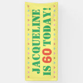 60th Birthday Banner (Vertikal)