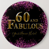 60th Birthday Button (Vorderseite)