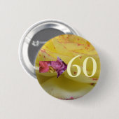 60th Birthday Button (Vorne & Hinten)
