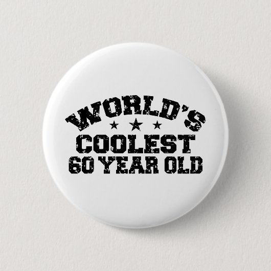 60th Birthday Button (Vorderseite)
