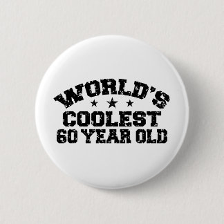 60th Birthday Button