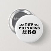 60th Birthday Button (Vorne & Hinten)