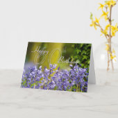 60th Birthday Card With Bluebells - Floral 60th Bi Karte (Gelbe Blume)
