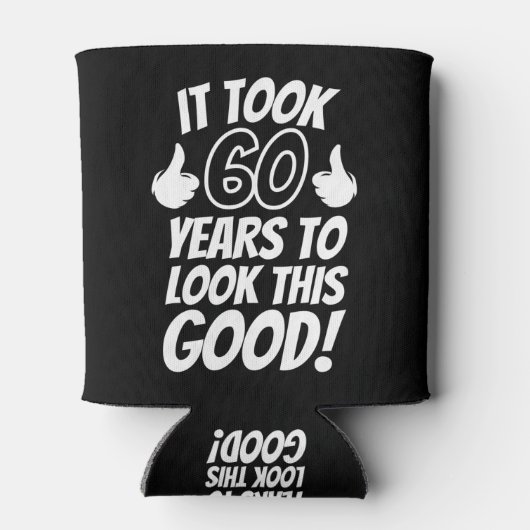 60th Birthday Dosenkühler (Rückseite)