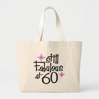 60th Birthday Jumbo Stoffbeutel