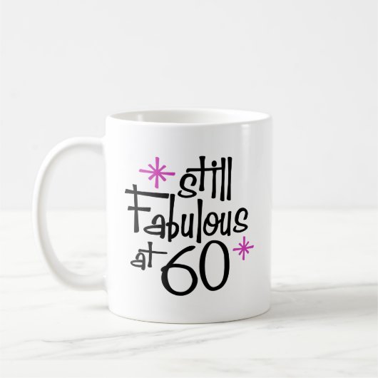 60th Birthday Kaffeetasse (Links)