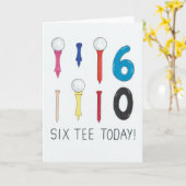 60th Birthday Karte (Gelbe Blume)