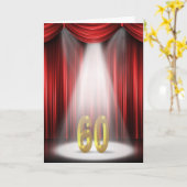60th Birthday Karte (Gelbe Blume)