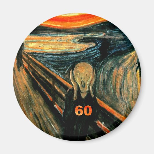 60th Birthday Magnet (Vorne)