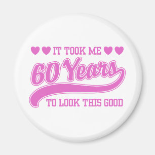 60th Birthday Magnet