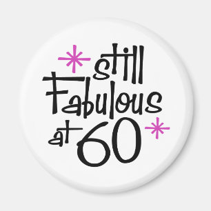 60th Birthday Magnet